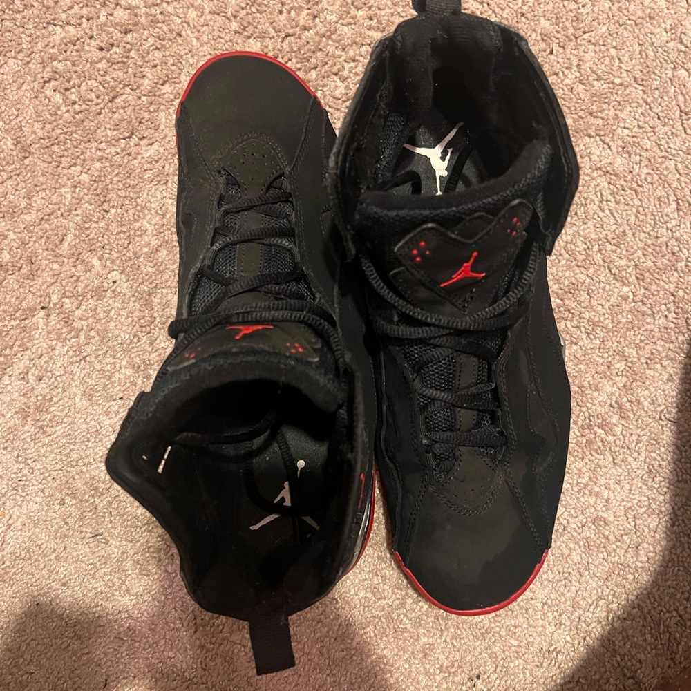 Jordan True Flight 'Black Gym Red'